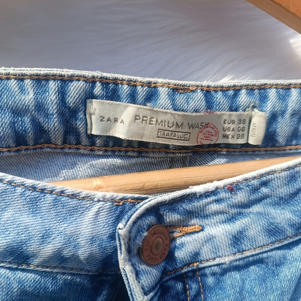 Zara Trafuluc Premium Wash Ribbed Jeans - Picture 4 of 6